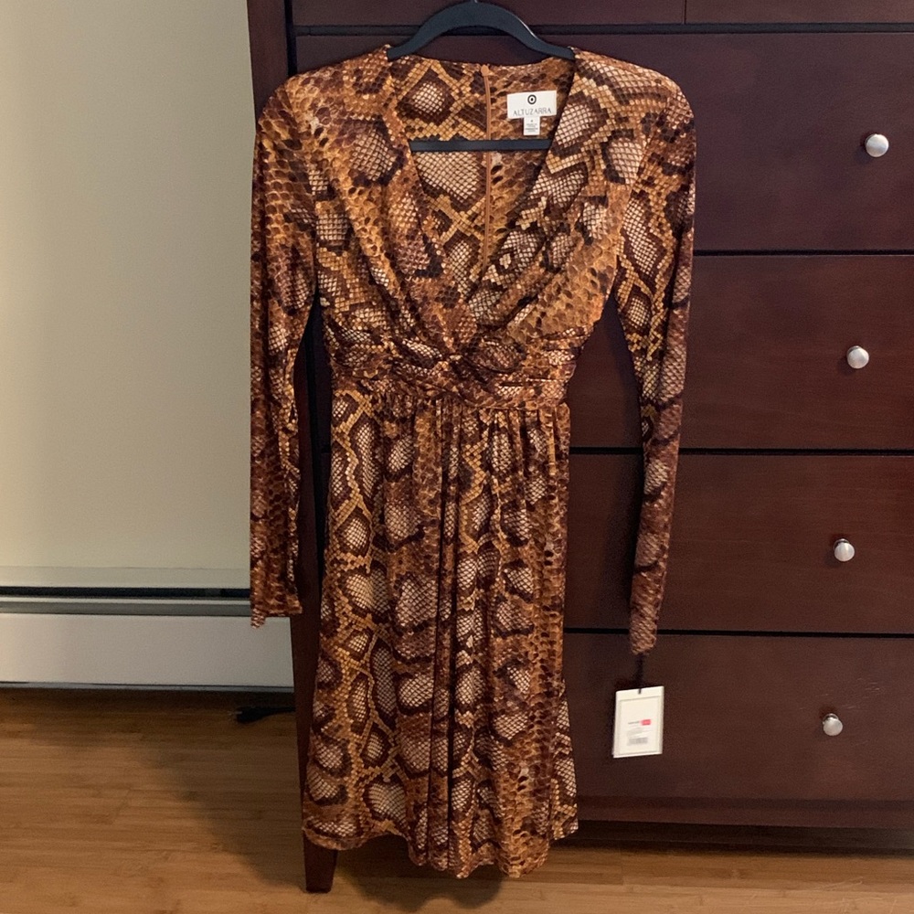 Snake skin print dress - nwt